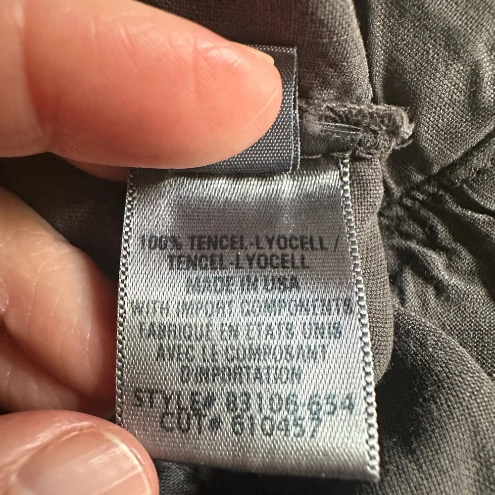 Cloth & Stone Charcoal Wide Leg Pants - Picture 4 of 5